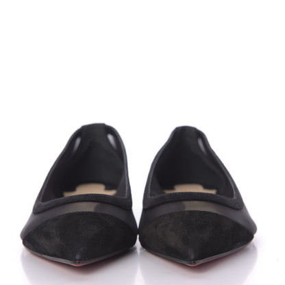 Christian Louboutin Veau Velours Rete Galativi Flats 39 Black 2 of 10