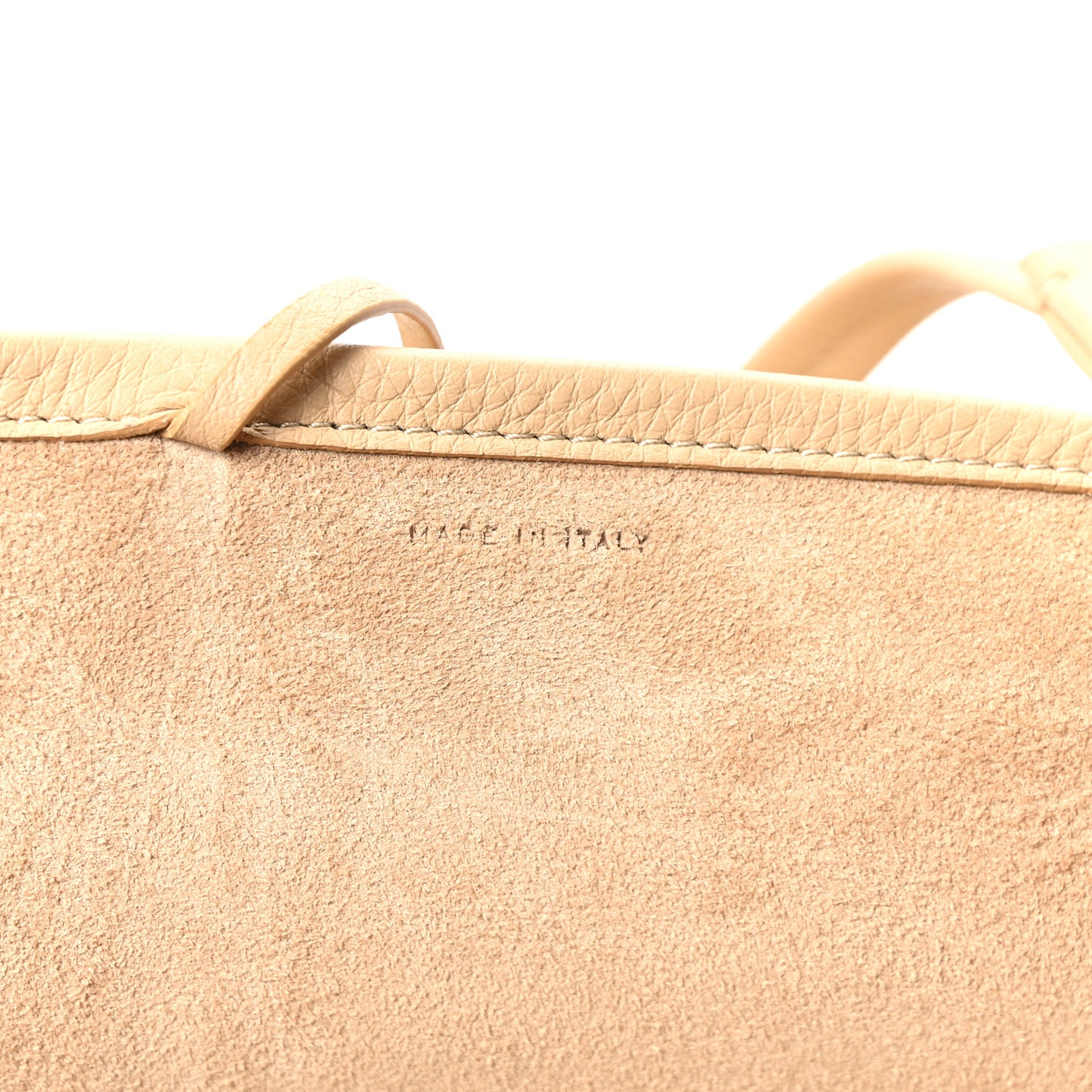 Grained Calfskin Park Tote Three Sabbia