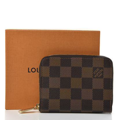 Louis Vuitton Damier Ebene Zippy Coin Purse 7 of 7