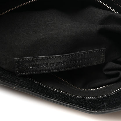 Balenciaga Agneau Arena Silver Hardware Medium Le City Black 7 of 10