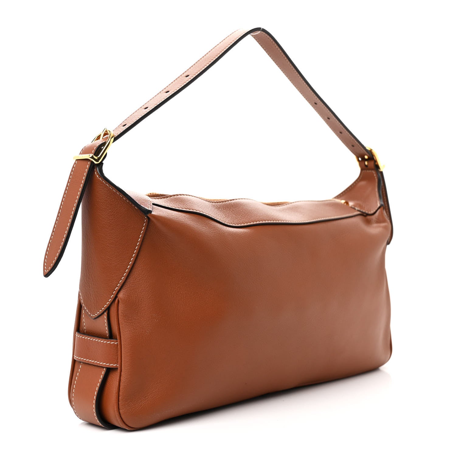 Celine Supple Calfskin Medium Romy Shoulder Bag Tan 3 of 11