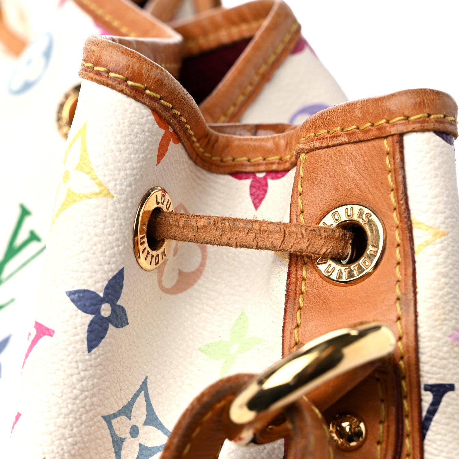 Louis Vuitton Monogram Multicolor Petit Noe White 22 of 22