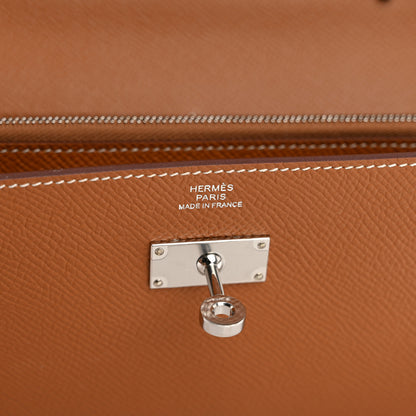 Hermes Epsom Kelly Wallet To Go Gold 6 of 10