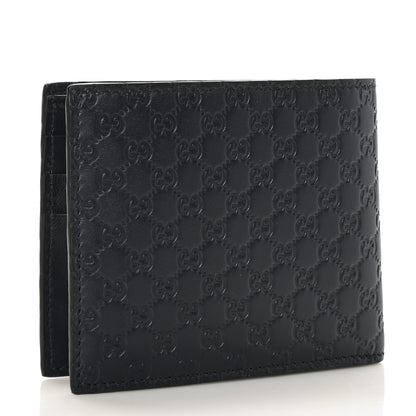 Gucci Micoguccissima Bi-Fold Wallet Black 3 of 6
