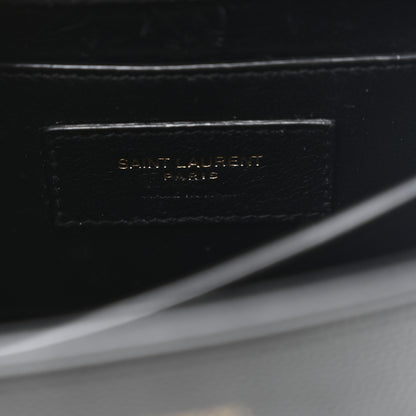 Saint Laurent Grain De Poudre Mini Classic Monogram Cassandra Top Handle Black 6 of 10