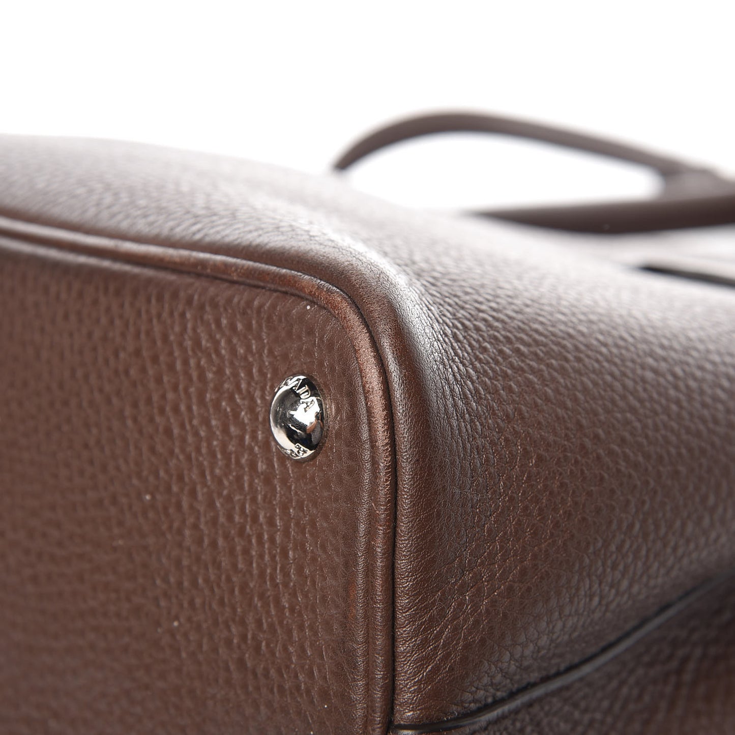 Vitello Daino Small Double Bag Bruciato Rame