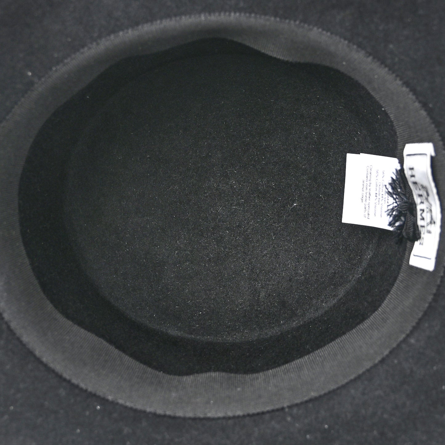 Rabbit Felt Farrah Clou de Selle Hat 56 Black