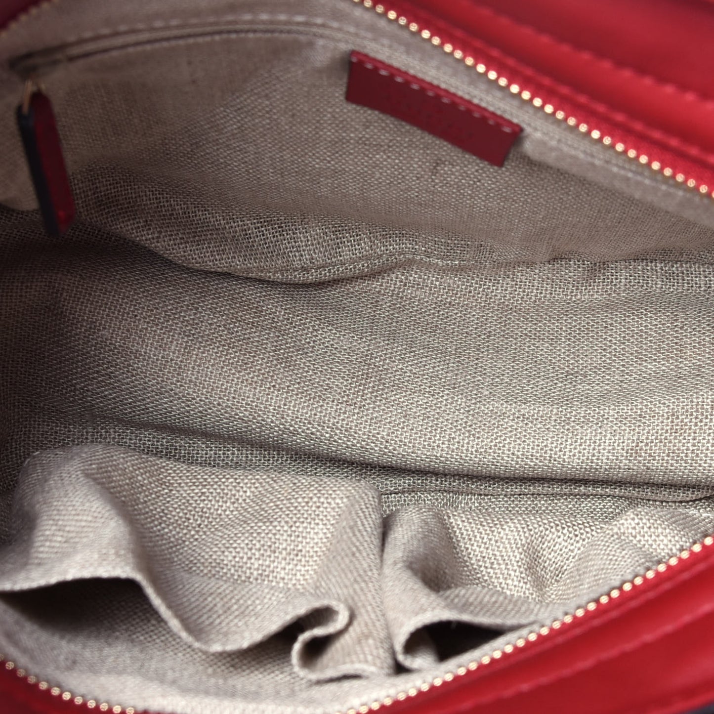 Microguccissima Small Bree Tote Red