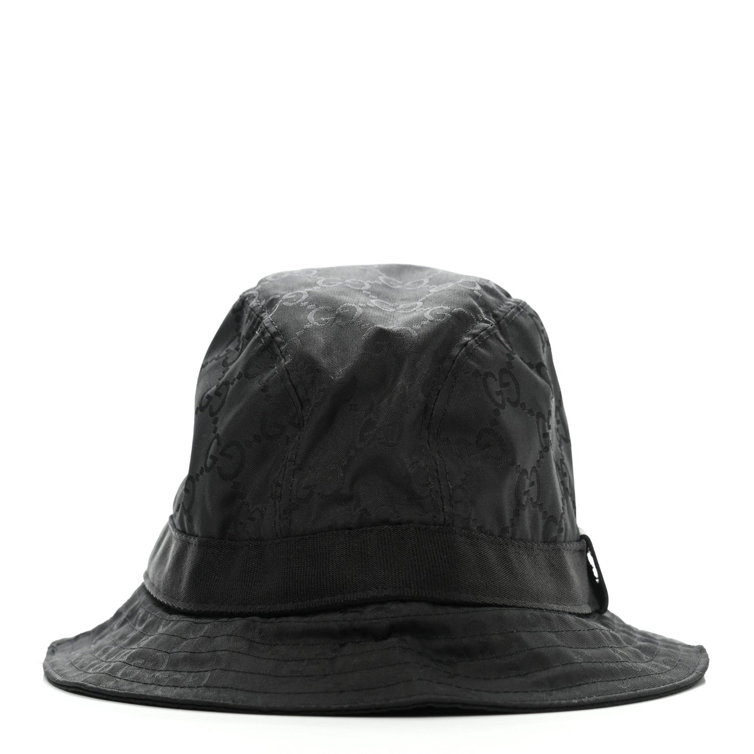 Gucci Nylon Monogram Bucket Hat M Black 3 of 10