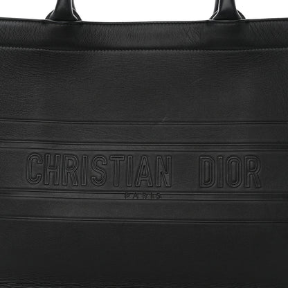 Christian Dior Calfskin Embossed Medium Book Tote Black 8 of 10