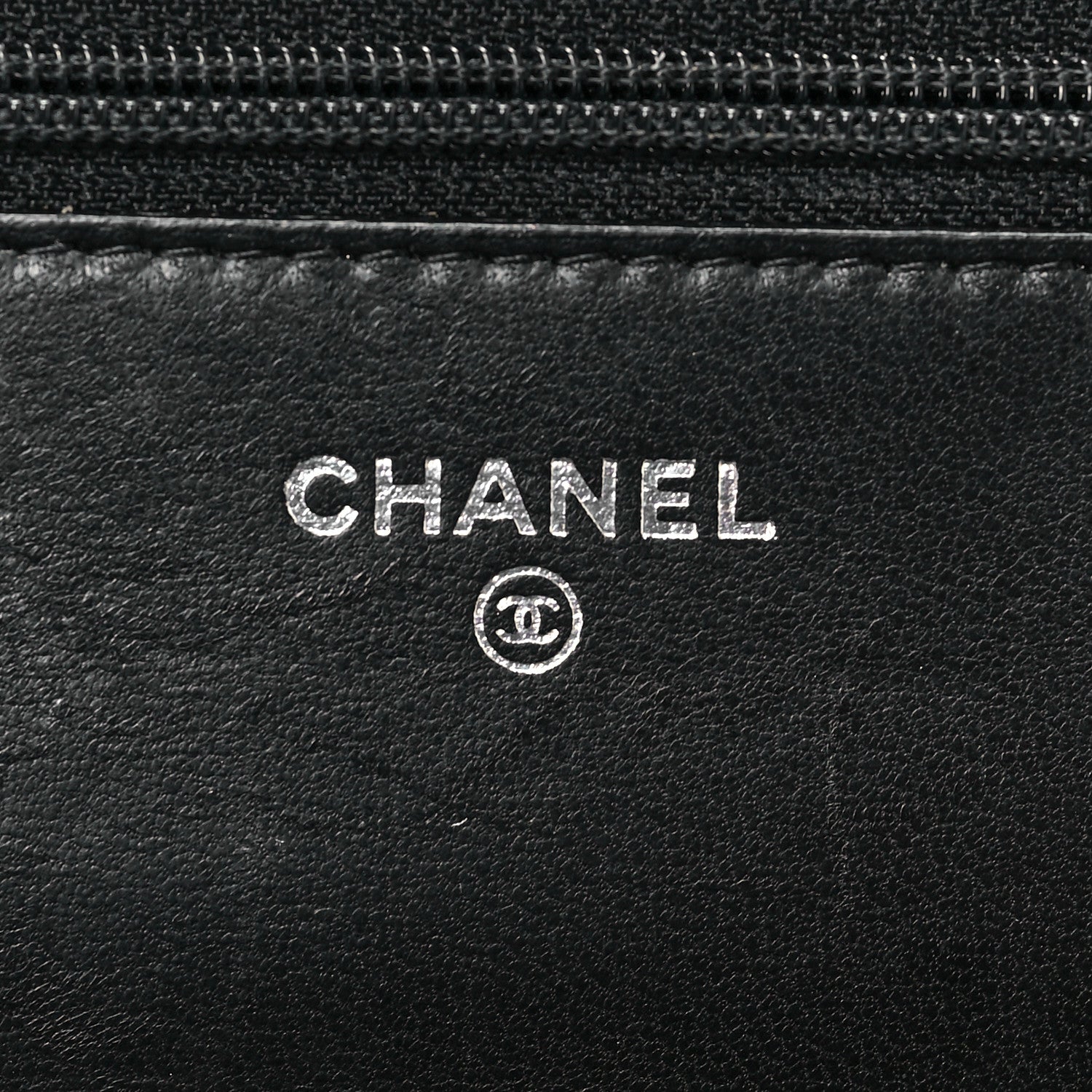 Chanel Lambskin Quilted Boy Wallet On Chain WOC Black 6 of 8