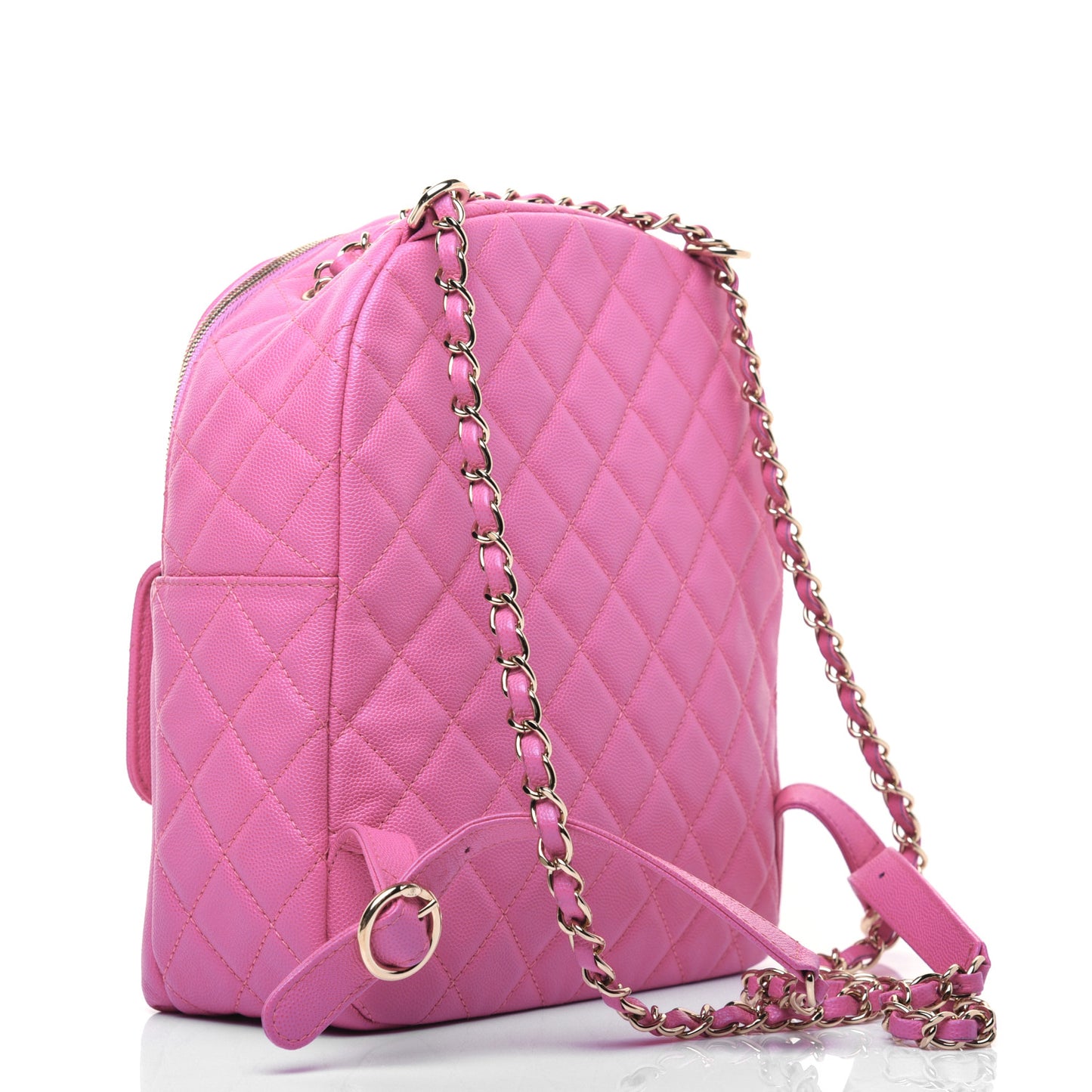 Caviar Quilted Large CC Day Backpack Pink