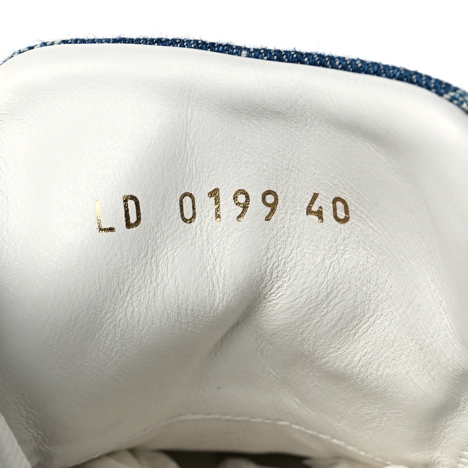 Louis Vuitton Denim Monogram Stellar Sneaker Boots 40 Bleu Jeans Blue 9 of 9
