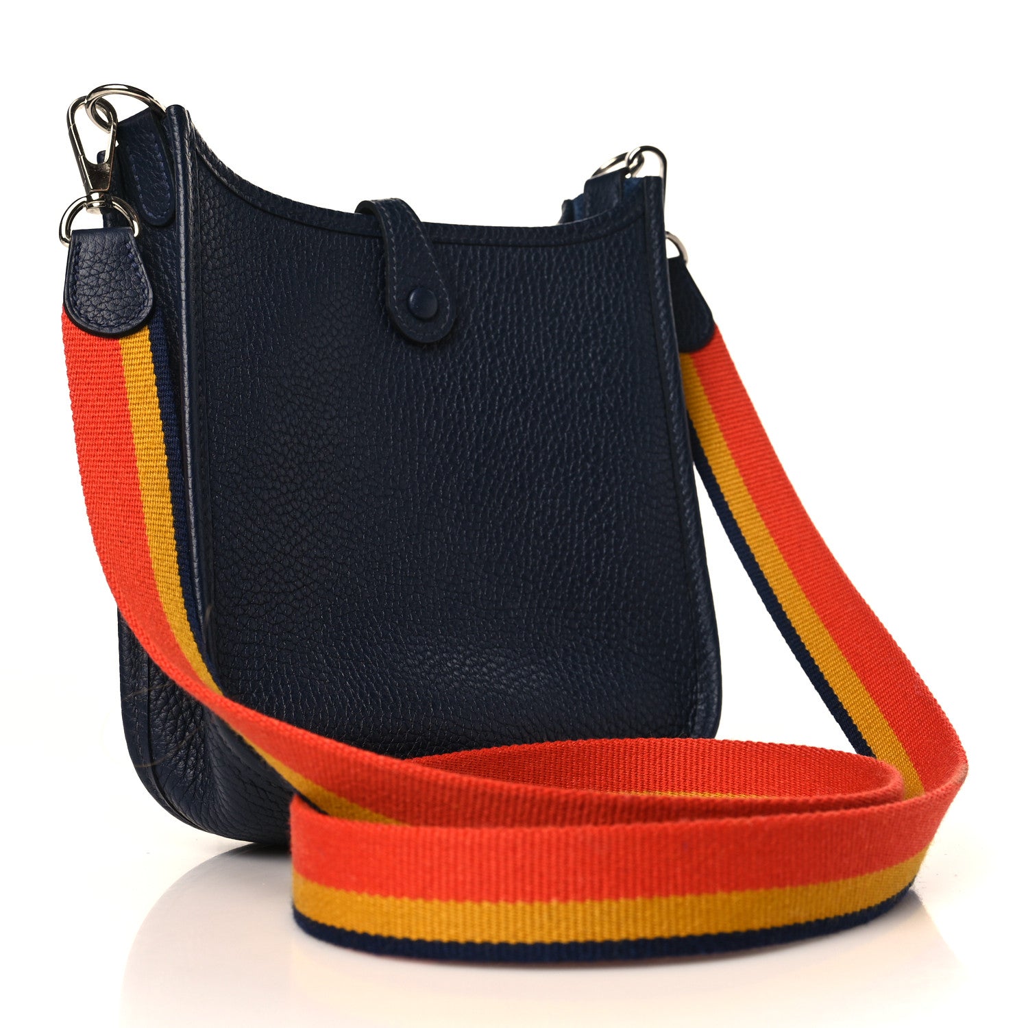 Hermes Taurillon Clemence Amazone Evelyne TPM Bleu Nuit 2 of 9