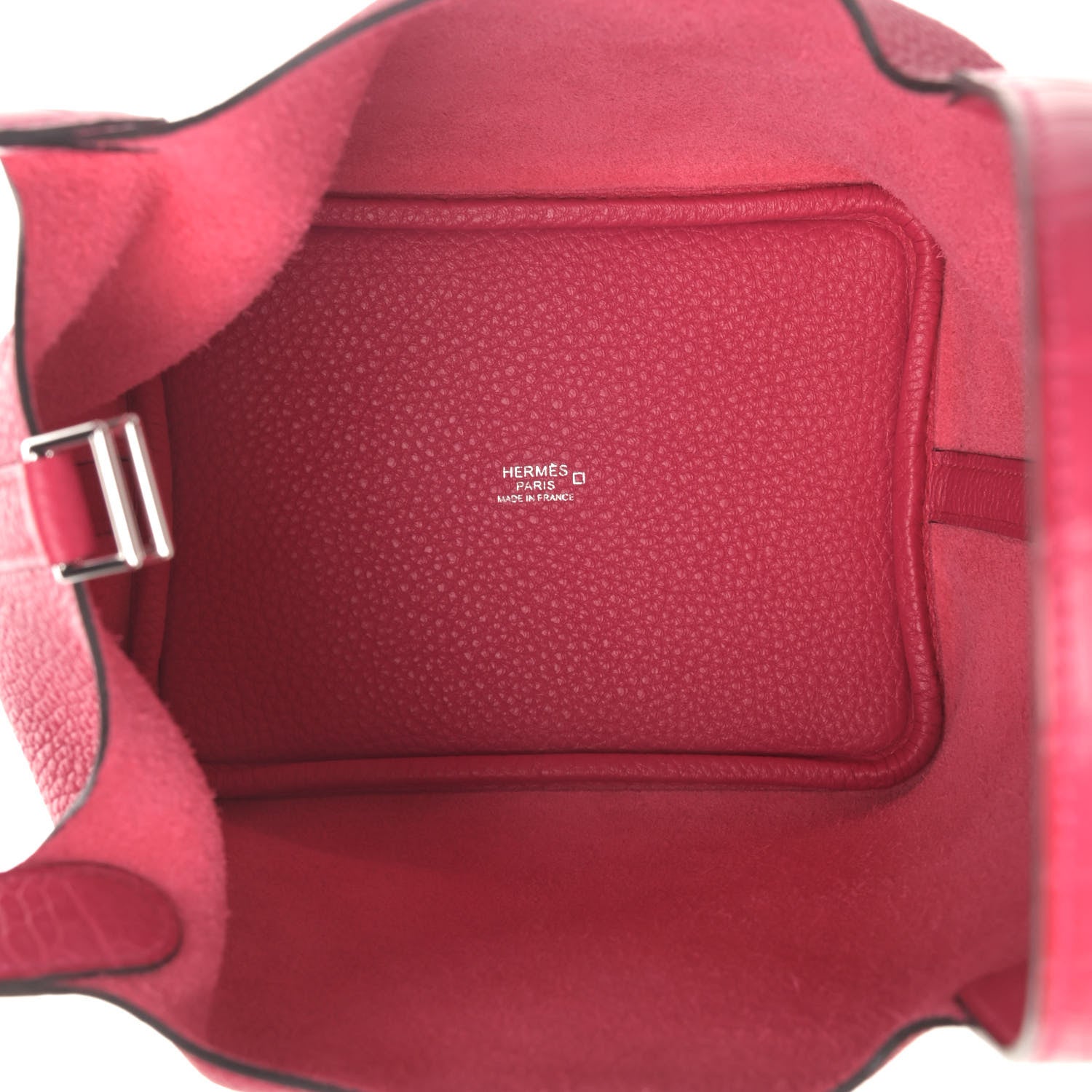Hermes Taurillon Clemence Matte Alligator Picotin Lock Touch 18 PM Rose Mexico 4 of 4
