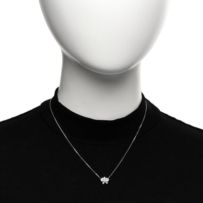 Cartier 18K White Gold Diamond Caresse D'Orchidees Par Cartier Necklace 2 of 5