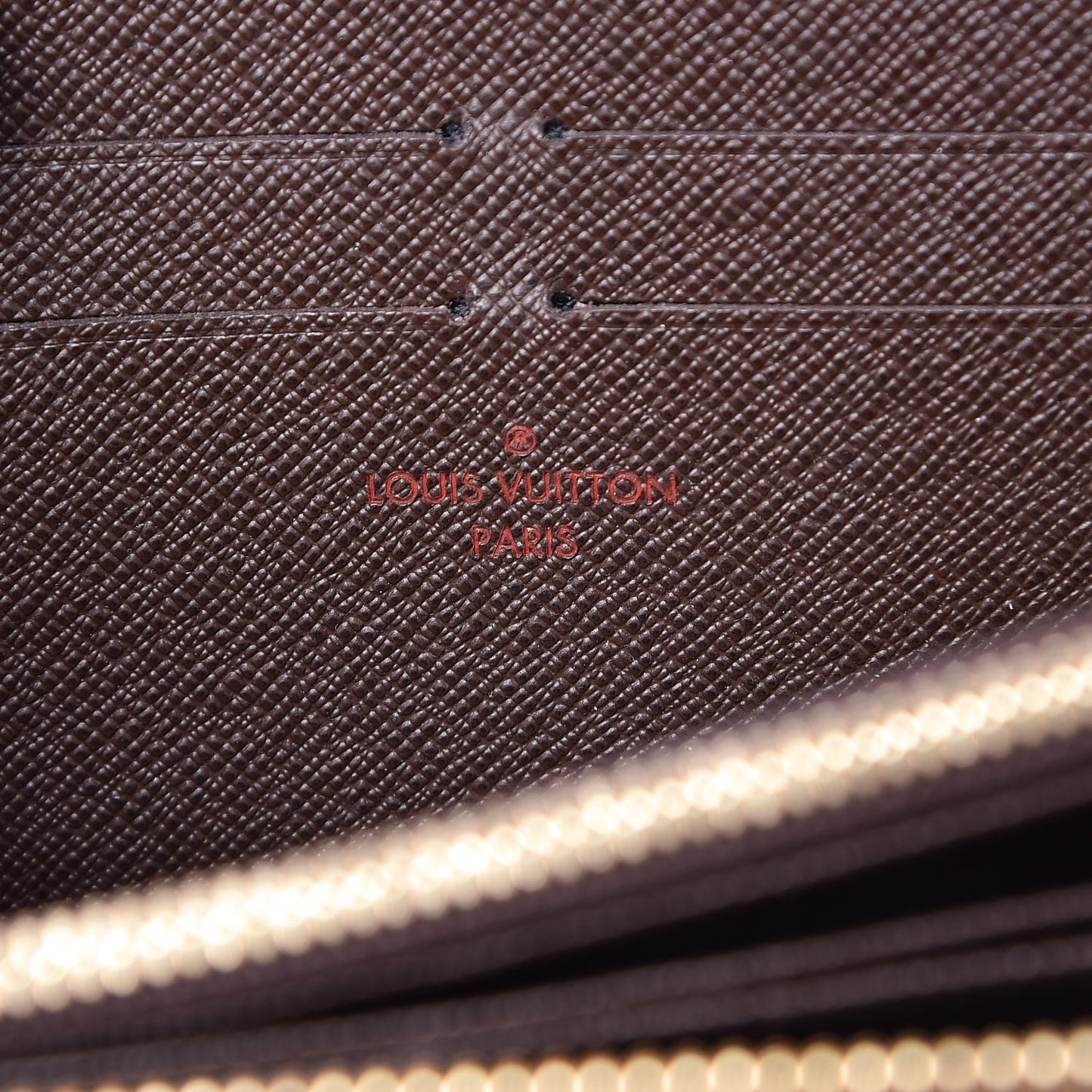 Damier Ebene Zippy Wallet