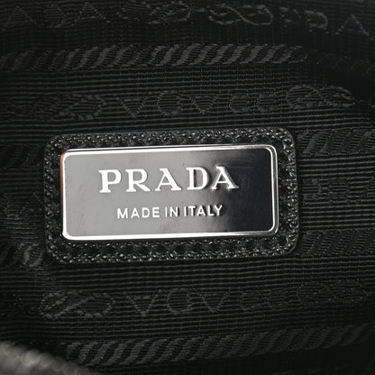 Prada Re-Nylon Saffiano Pocket Zippered Shoulder Bag Black 7 of 13