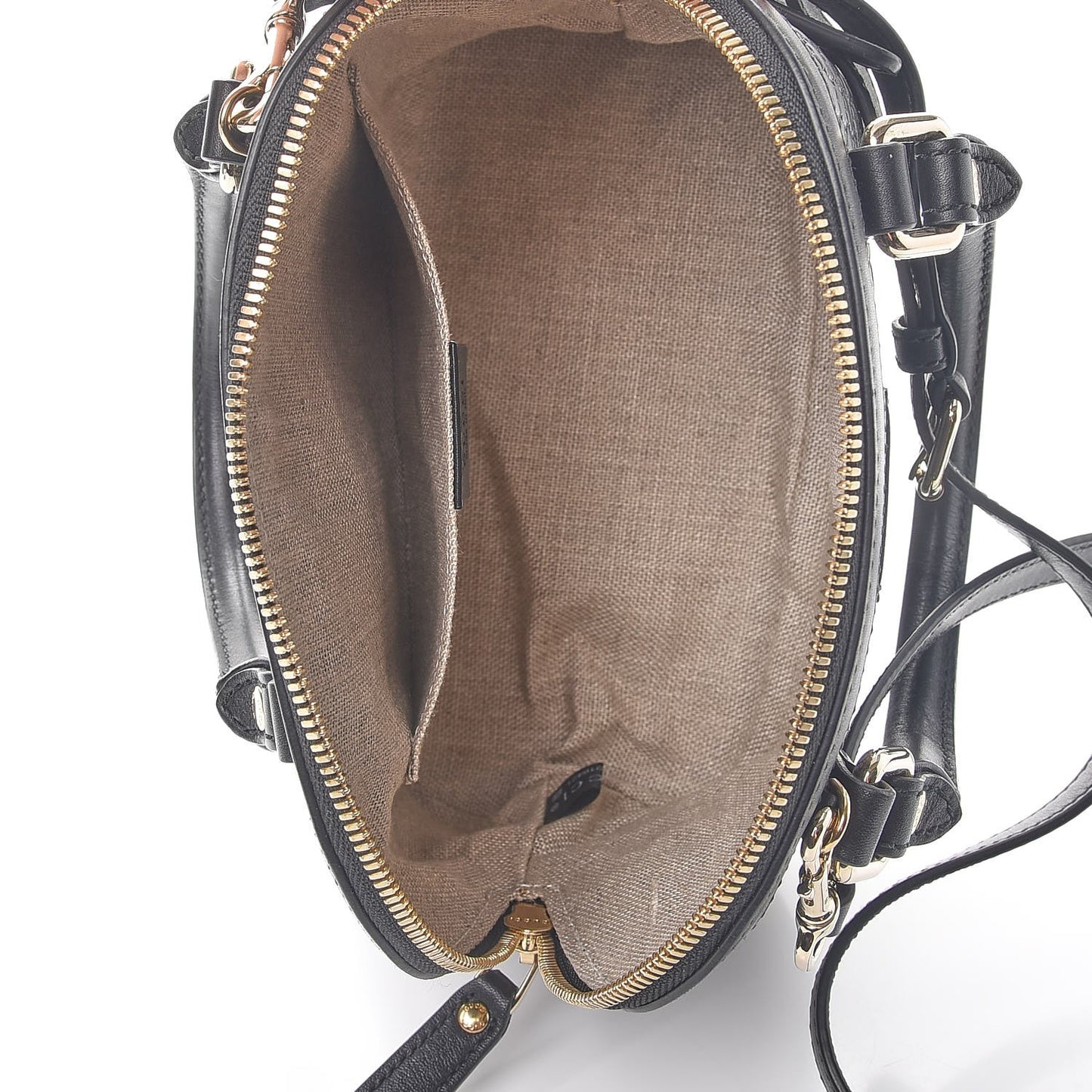 Microguccissima Mini Dome Bag Black