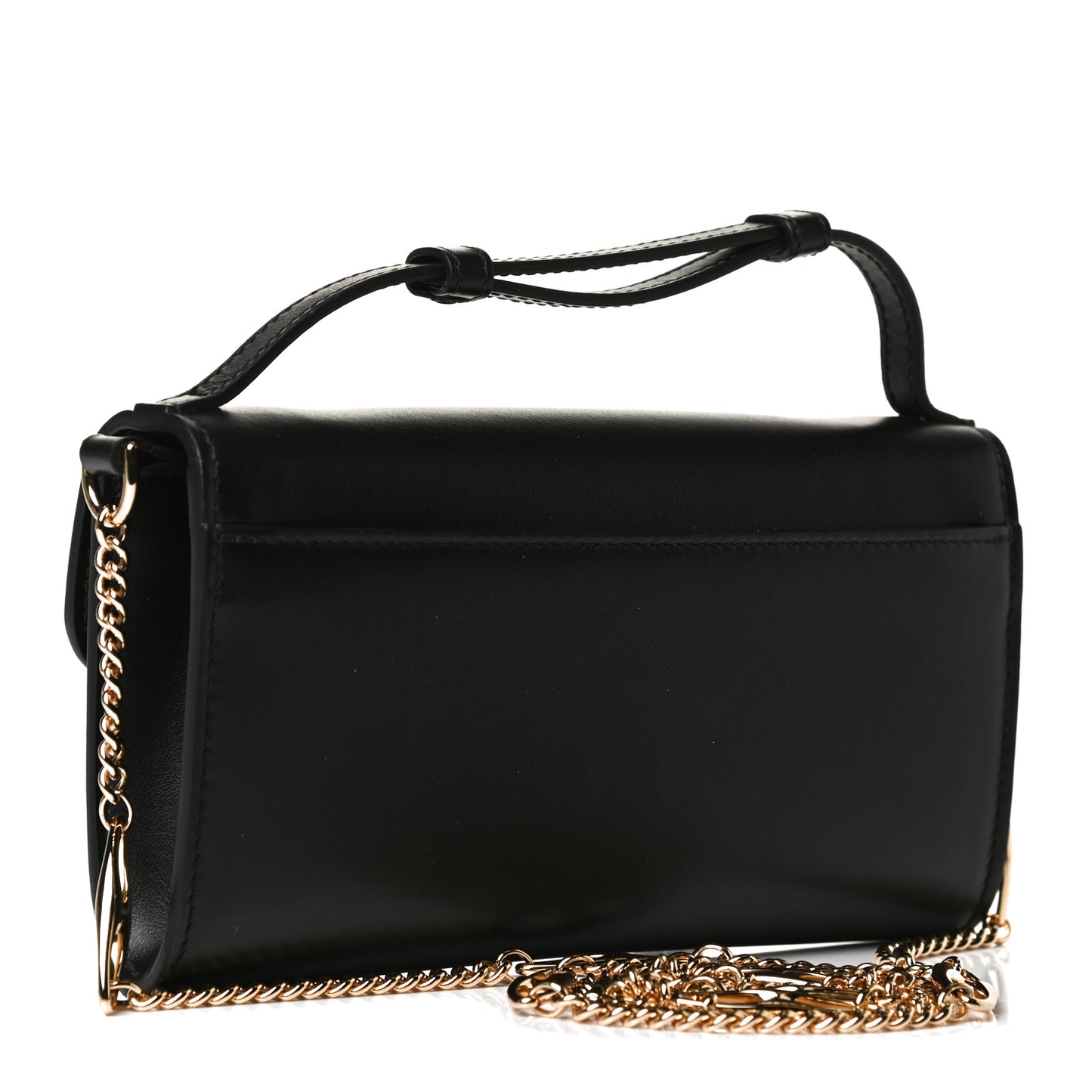 Smooth Calfskin Mini Zumi Shoulder Bag Black