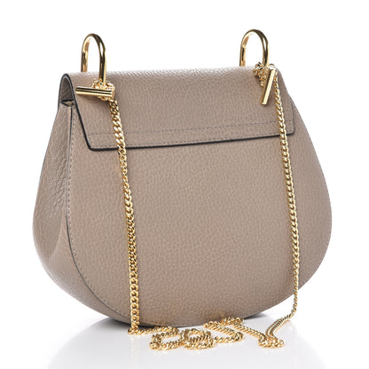 Chloe Grained Lambskin Drew Shoulder Bag Motty Grey 3 of 6