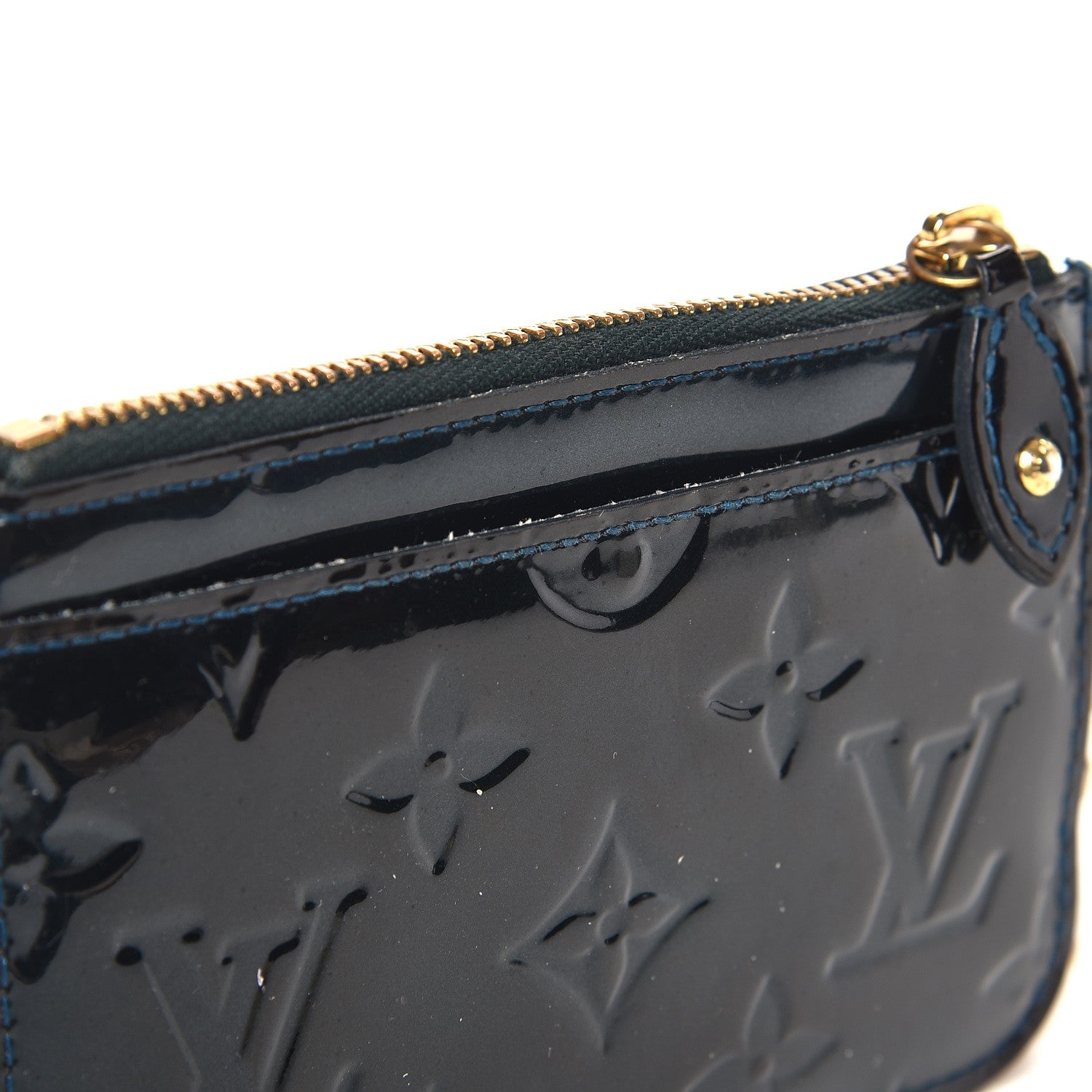 Louis Vuitton Vernis Key Pouch Blue Nuit 7 of 8