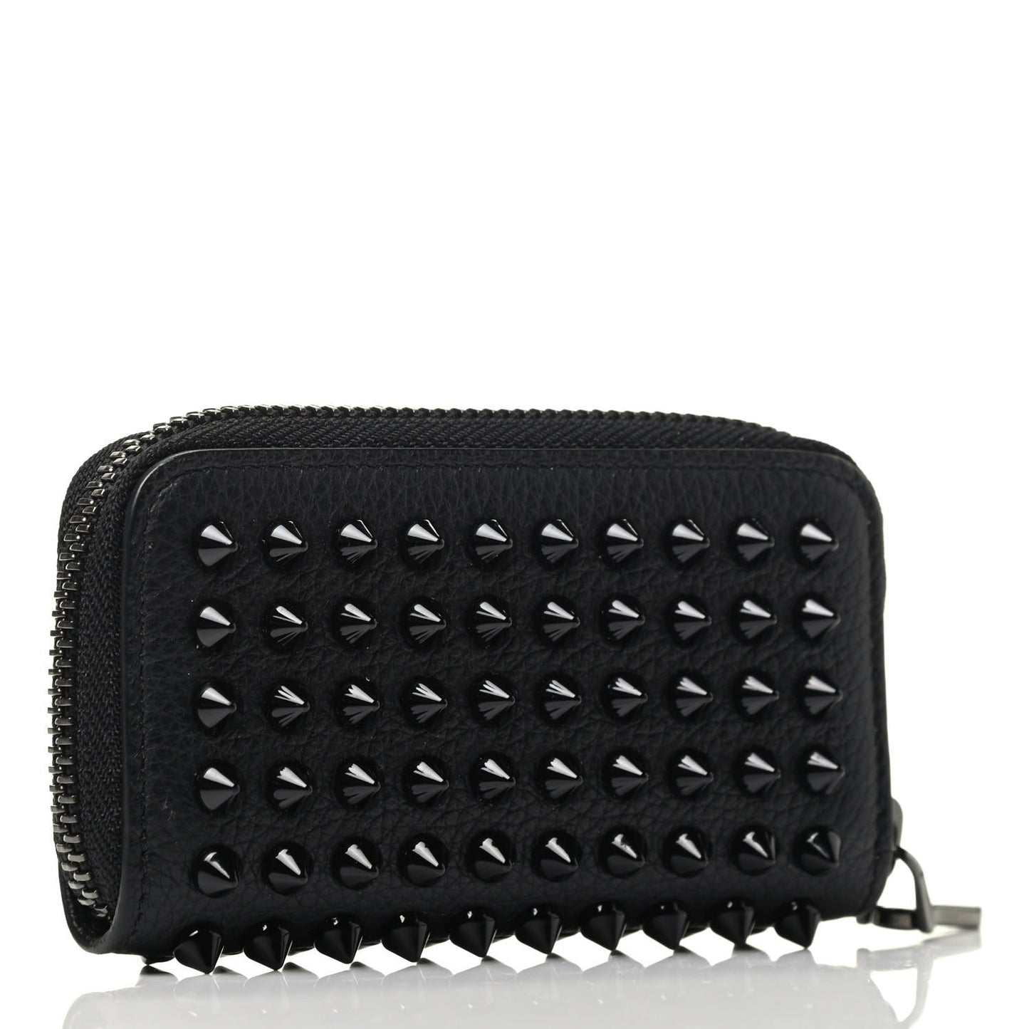 Calfskin Spiked Panettone Keyring Black