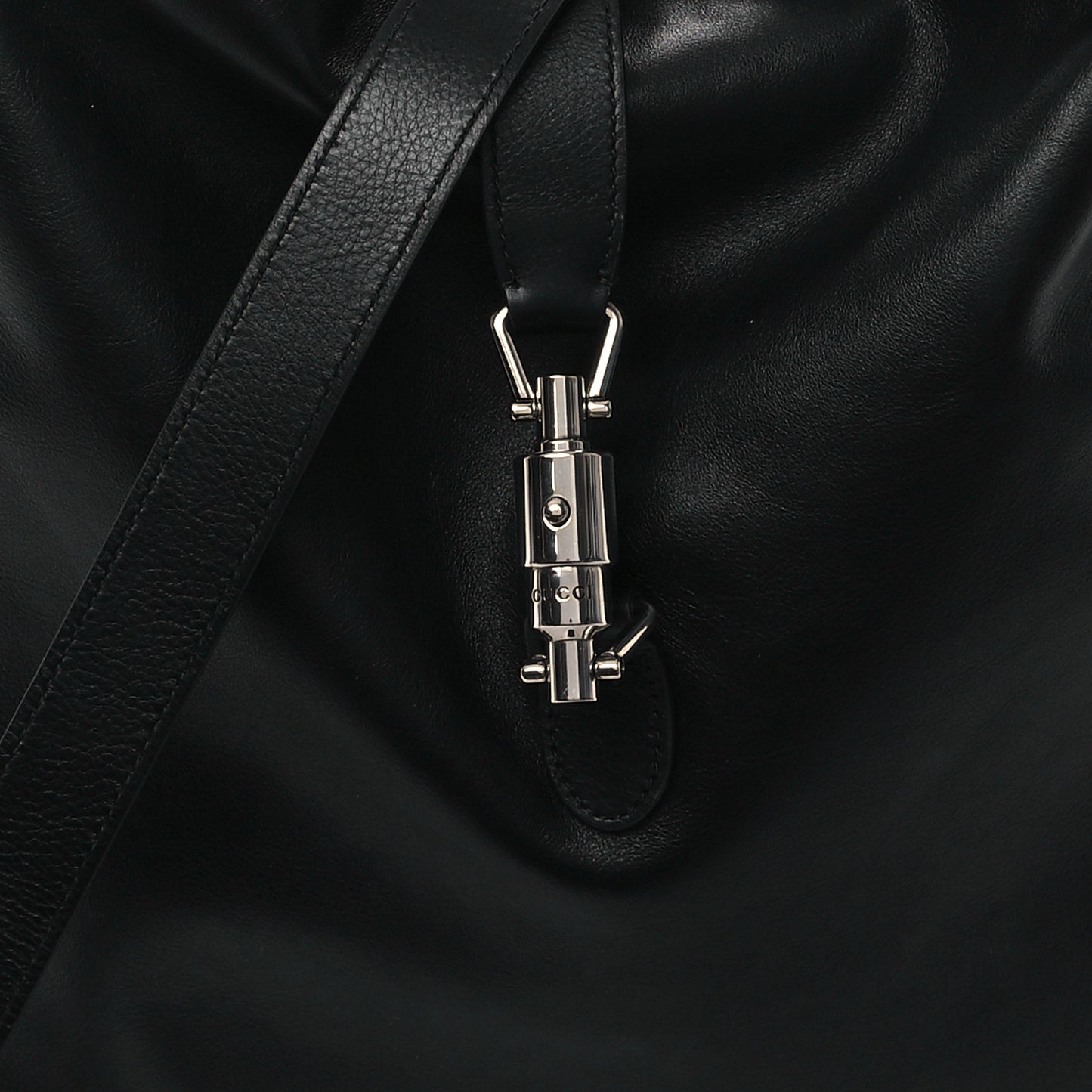 Calfskin Large Jackie 1961 Shoulder Bag Black