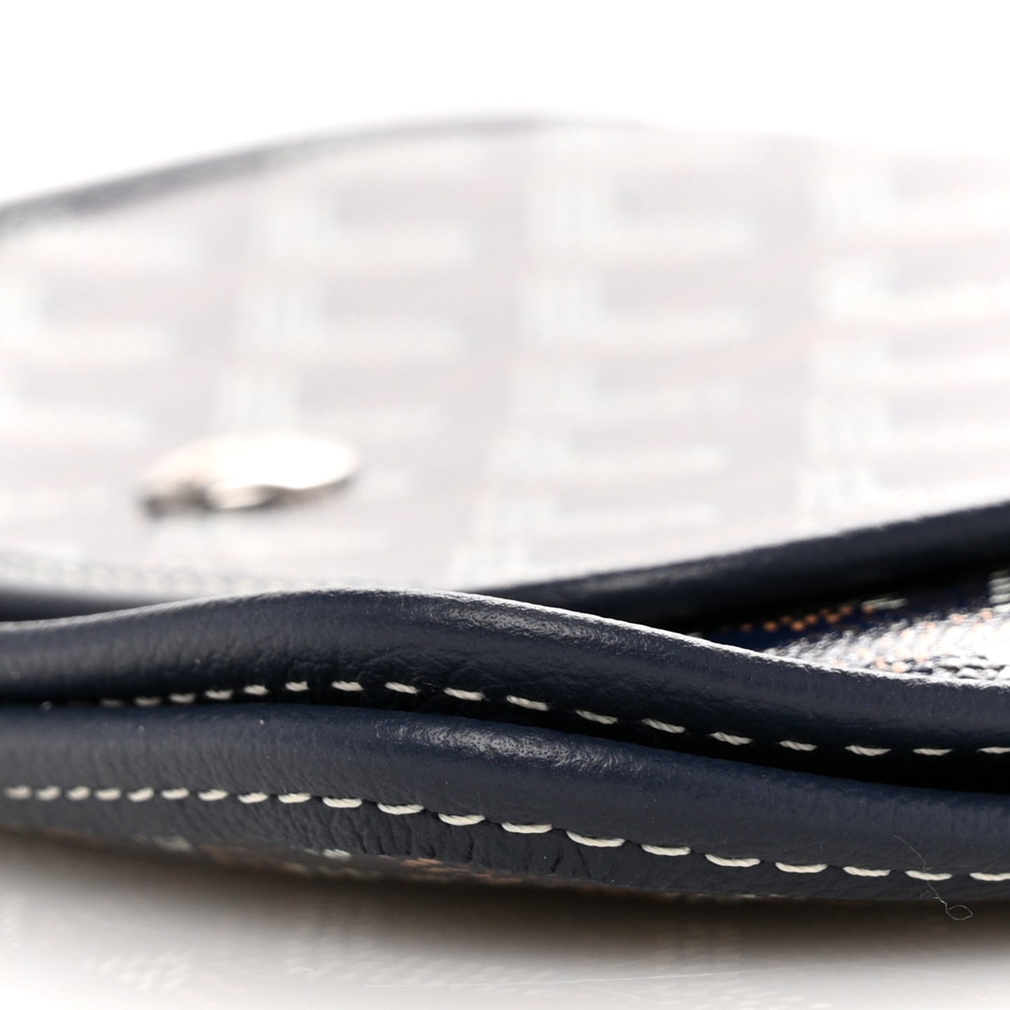 Goyardine Plumet Wallet Clutch Navy