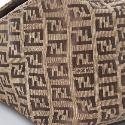 Fendi Zucchino Mama Baguette Dark Brown 8 of 10