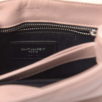 Saint Laurent Calfskin Y Quilted Monogram Toy Loulou Crossbody Bag Tender Pink 6 of 16