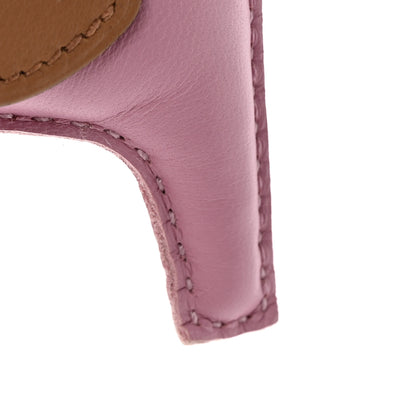 Hermes Milo Lambskin Grigri Rodeo Pegase Horse Bag Charm PM Mauve Sylvestre Craie Chai 6 of 7