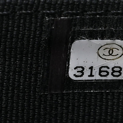 Chanel Lambskin Quilted Flap Card Holder Wallet Black 8 of 11