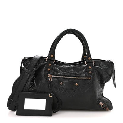 Balenciaga Agneau Giant 12 Rose Gold Hardware City Black 3 of 13