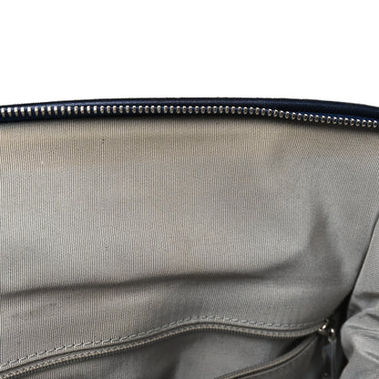 Chanel Calfskin Bubble Quilt Frame Bag Blue 10 of 10