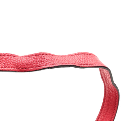 Celine Drummed Calfskin Nano Luggage Red 13 of 17