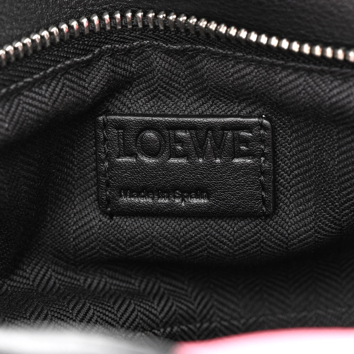 Loewe Calfskin Small Graphic Puzzle Bag Raspberry Wild Rose 6 of 12