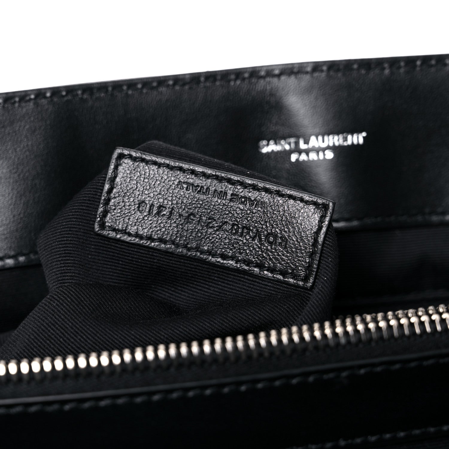 Saint Laurent Calfskin Y Quilted Monogram Large Loulou Chain Satchel Black 8 of 15