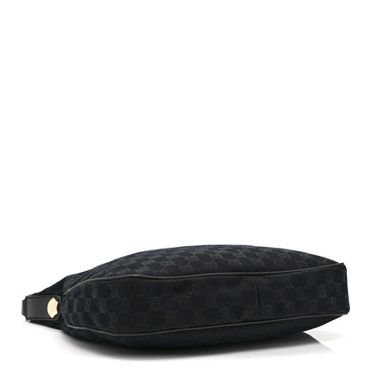 Gucci Monogram Medium Charmy Hobo Black 4 of 10