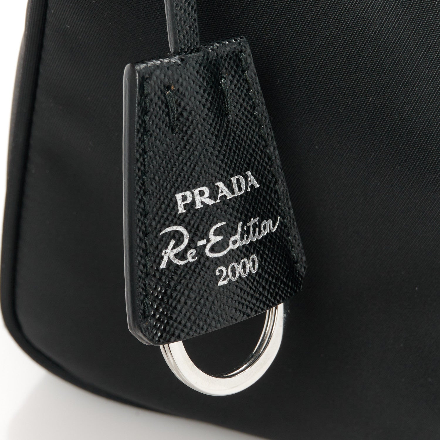 Prada Tessuto Nylon Mini Re-Edition 2000 Bag Black 8 of 11