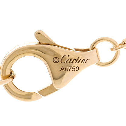 Cartier 18K Yellow Gold Diamond Mother of Pearl XS Amulette de Cartier Pendant Necklace 6 of 7