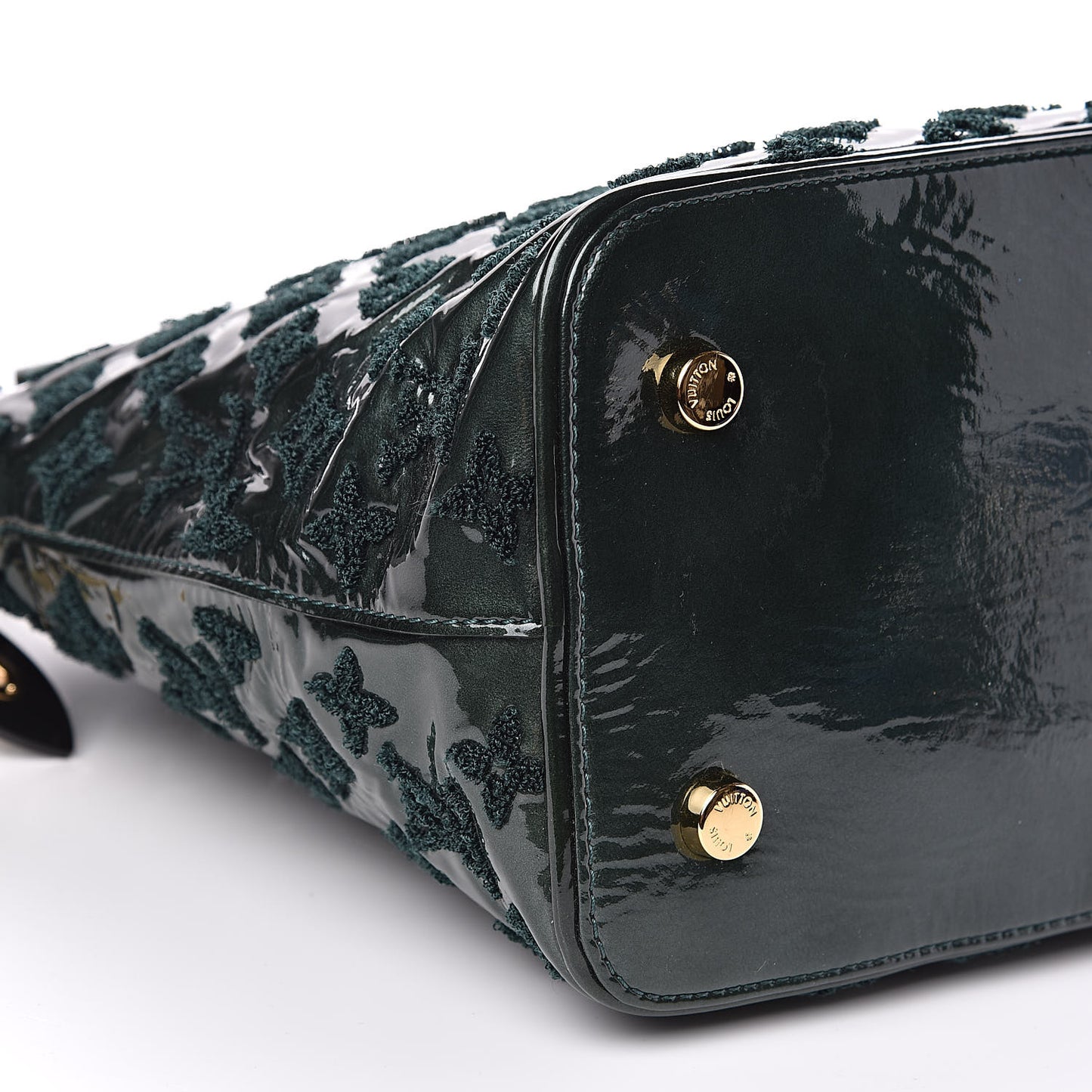 Patent Lambskin Fascination Lockit Vert Fonce