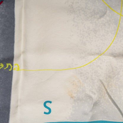Hermes Silk Le Monde Est Une Fleuve Scarf 90 8 of 10
