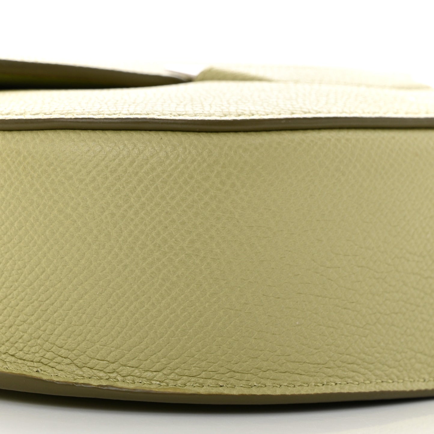 Grained Calfskin Small Trotteur Sage