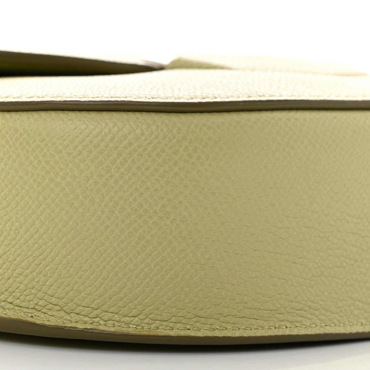 Celine Grained Calfskin Small Trotteur Sage 9 of 12