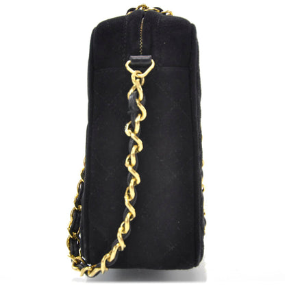 Chanel Suede Tassel Camera Case Black 4 of 11
