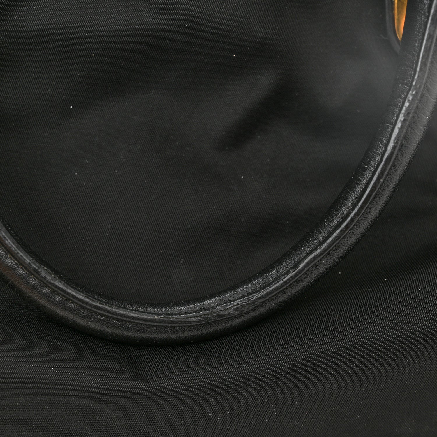 Prada Tessuto Nylon Soft Calfskin Shopping Satchel Black 13 of 14