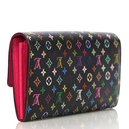 Louis Vuitton Monogram Multicolor Sarah Wallet Black Grenade 3 of 17