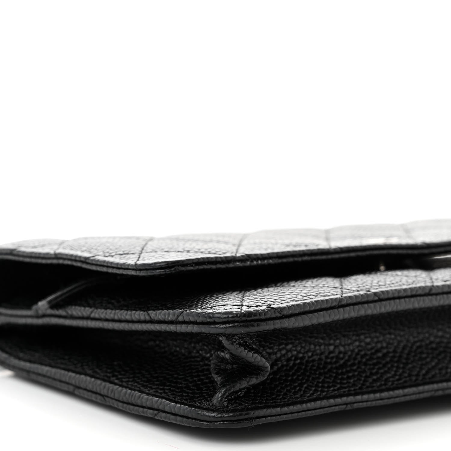 Chanel Caviar Quilted Wallet On Chain WOC Black 10 of 12