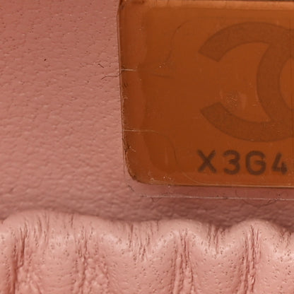 Chanel Shiny Lambskin Quilted CC Vanity Case Black 8 of 11